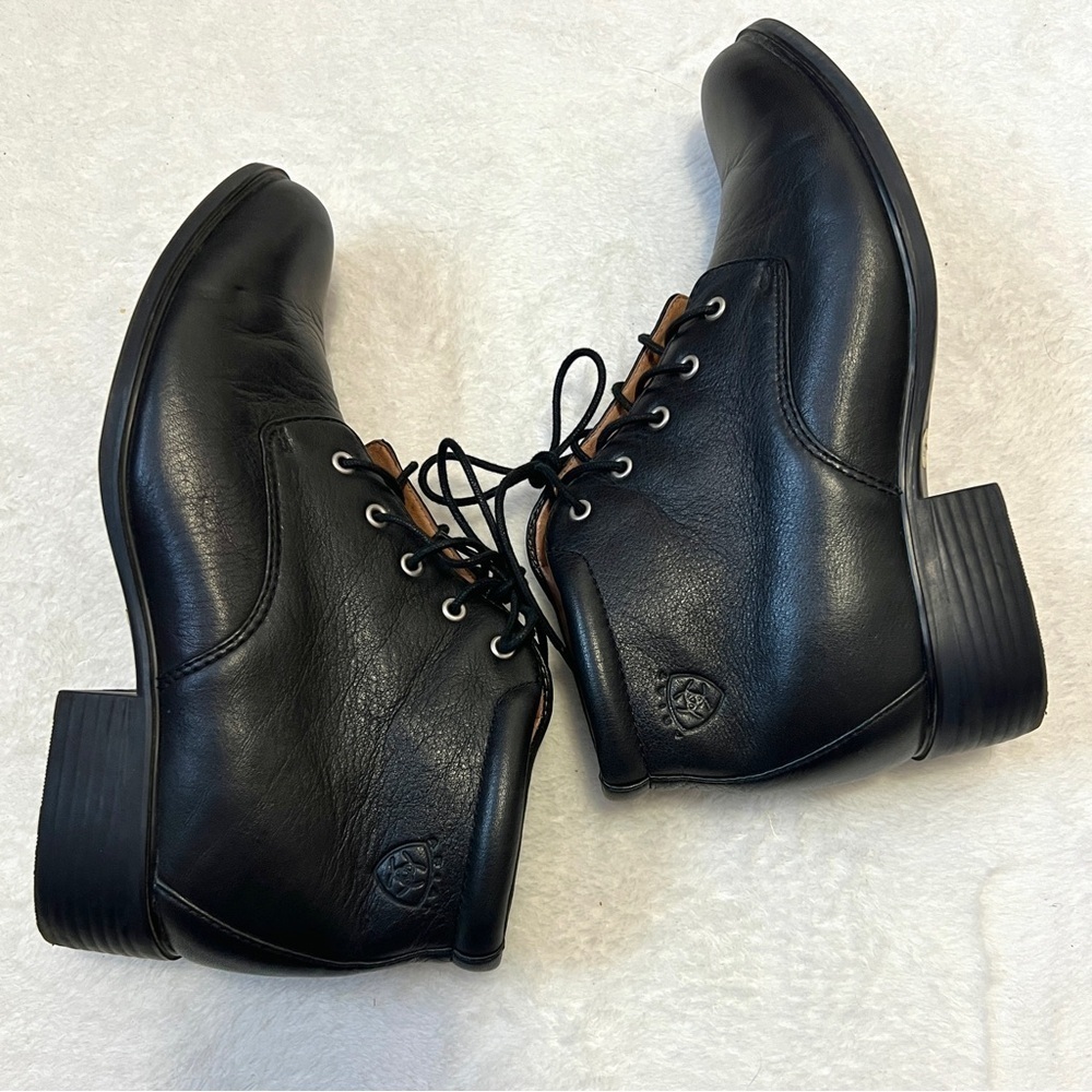 ARIAT Josie Kiltie Leather Riding Ankle Boots - Size 6.5 - Picture 5 of 12